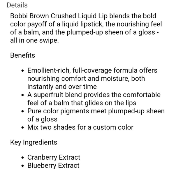 SALE! BOBBI BROWN CRUSHED STORY 3 PIECE TRAVEL LIP KIT. - Picture 12 of 16